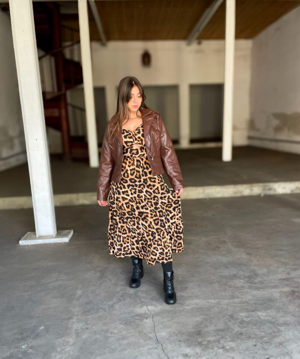 VESTIDO ANIMAL PRINT