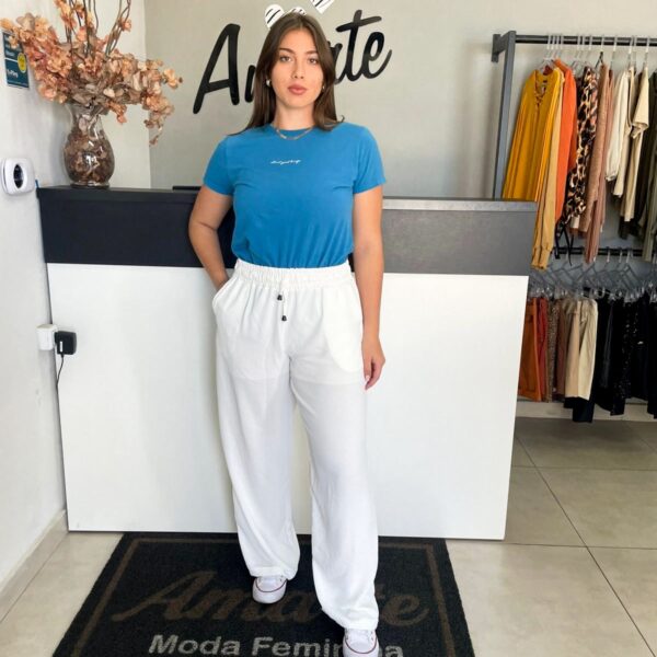 CALÇA PANTALONA BRANCA