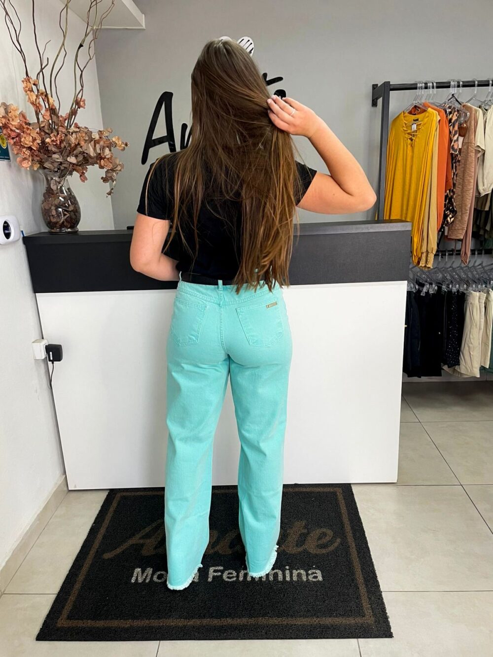 CALÇA WIDE LEG SARJA - Imagem 3