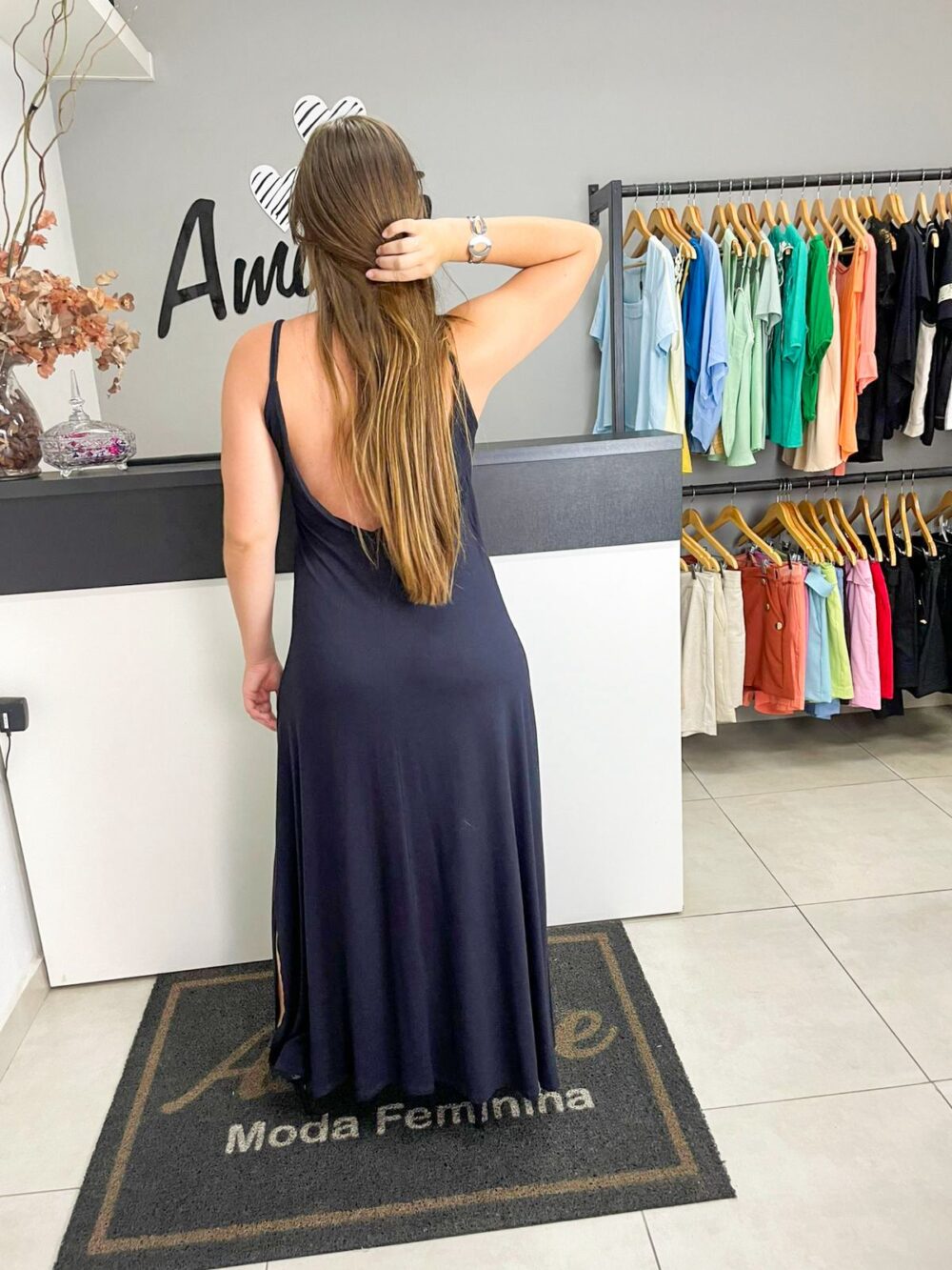 VESTIDO VISCOLYCRA PRETO - Imagem 3